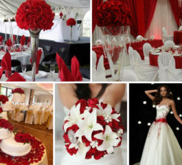 Transformando seu Casamento com a Elegância do Vermelho e Branco