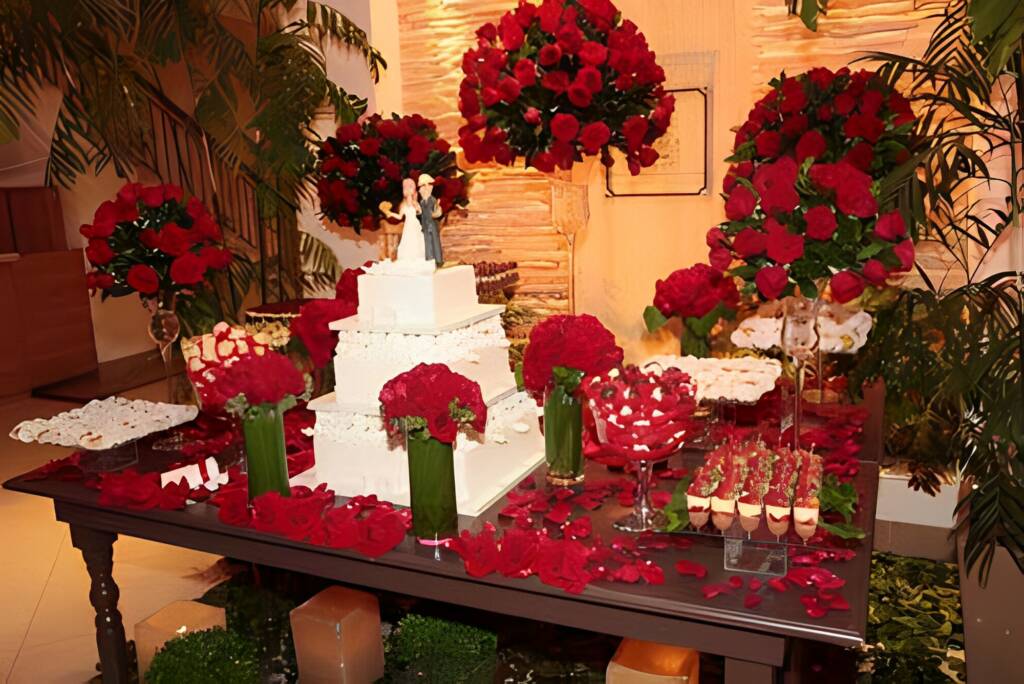 Transformando seu Casamento com a Elegância do Vermelho e Branco